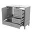 Meuble-lavabo 36 po avec lavabo 36 po, meuble-lavabo 36 po avec plateau comprenant 3 tiroirs et 1 porte à fermeture douce-1003107030