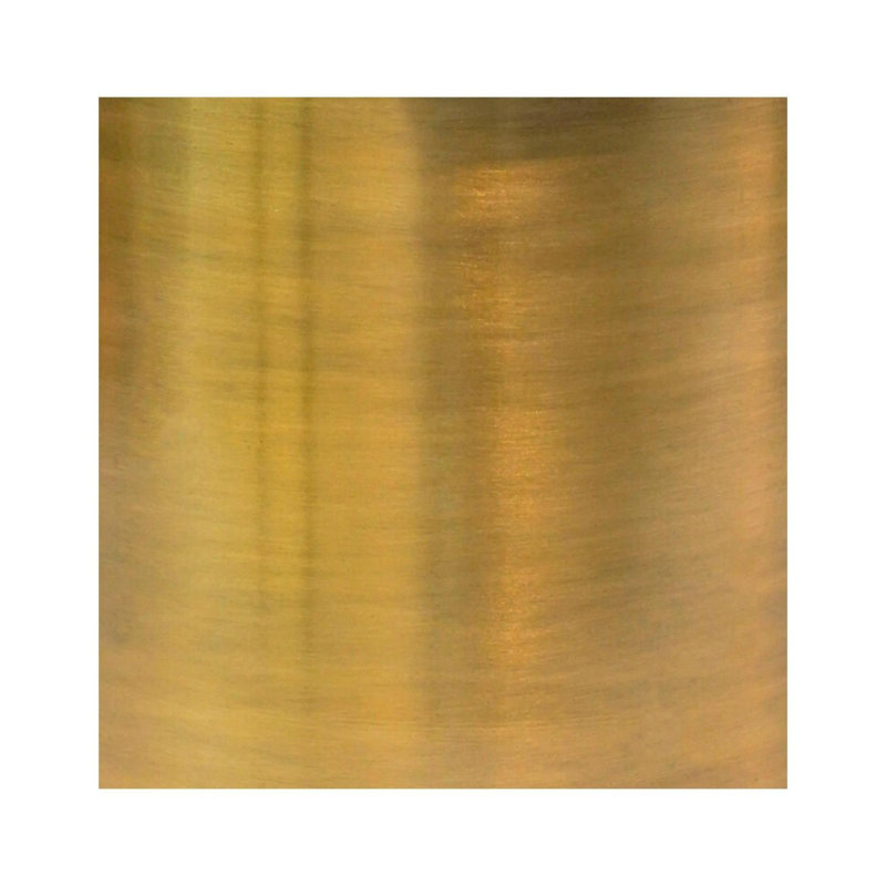 Metal Pot Planter, Black/Antique Gold, 58cm H x 22cm W x 22cm D