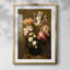 Vintage Floral Print CCCLIV -Framed Print