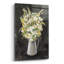 Art mural en verre épique «Farm Bouquet On Black» par Silvia Vassileva, 24 po x 36 po-341847575