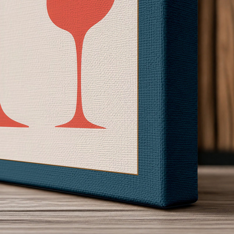 Print, 18x12 - 45.7 x 30.5 cm, Teal Border