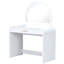 Coiffeuse de 39 po avec miroir et écran tactile, coiffeuse avec tiroir pour chambre à coucher