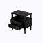 Table de chevet 2 tiroirs Gourd Shapeed H 26,5 po x l 26 po x P 17 po-97828325