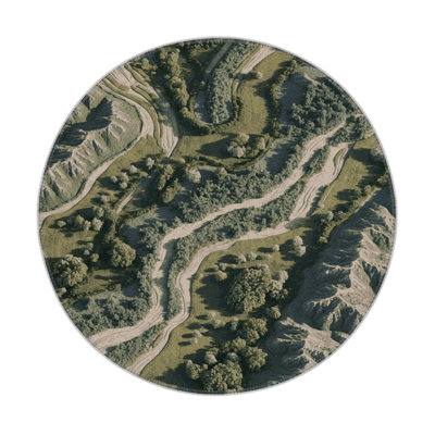Tapis intérieur et extérieur gris Nature