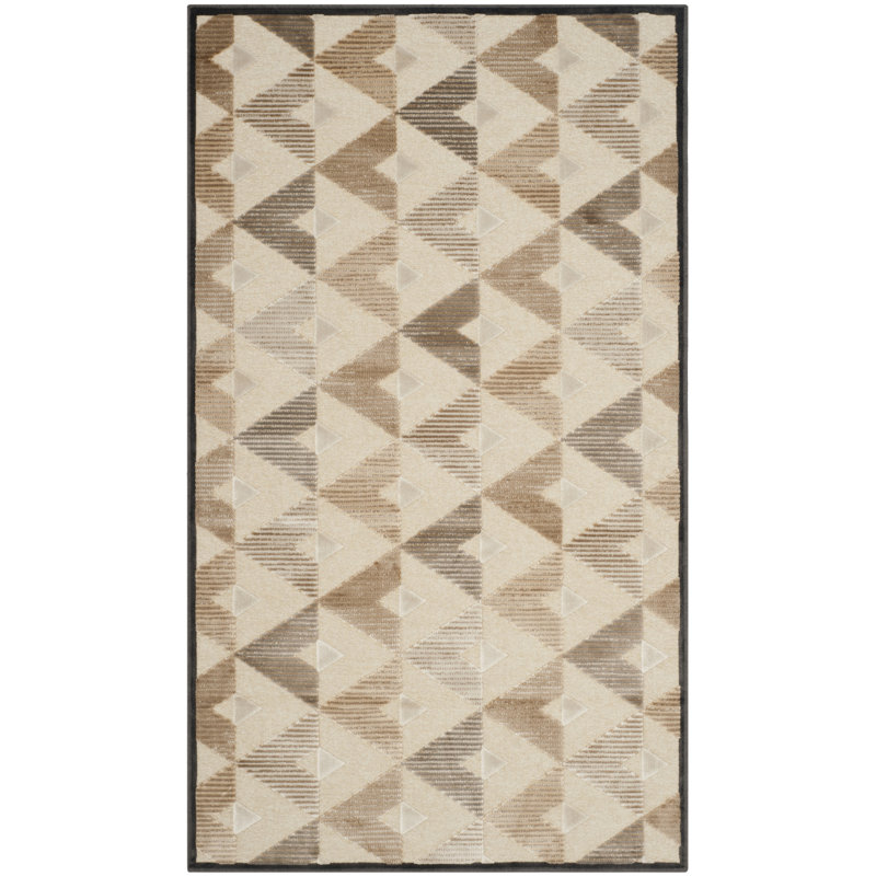 Haileymarie Paradise Performance Geometric Rug, Rectangle 3'3" x 5'7"