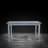 Tatiana Glass Top Metal Base Dining Table-154087958