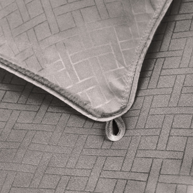 Édredon en duvet synthétique réversible toutes saisons Superior , Gris anthracite, Simple/Simple XL