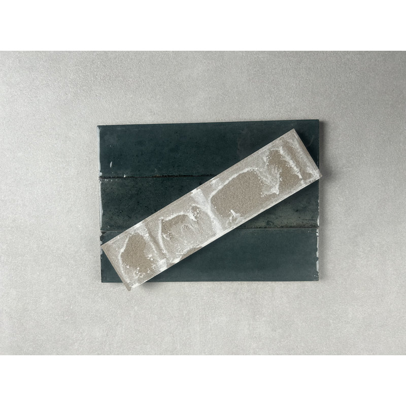 Carreau de pin vert zellige 2 x 10