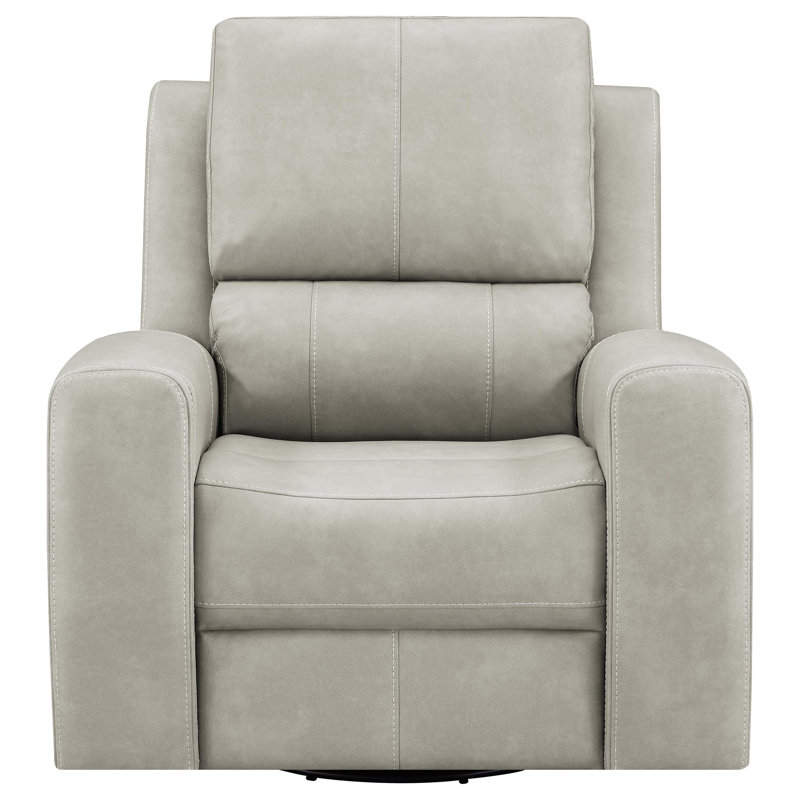 Brickston Triple Power Swivel Glider Recliner Grey, Gray