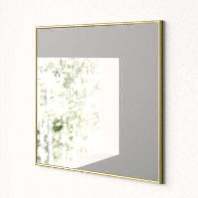 Metal Flat Wall Mirror