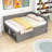 Daybed with Pull-Out Drawers and Shelves-743858464-743858465
