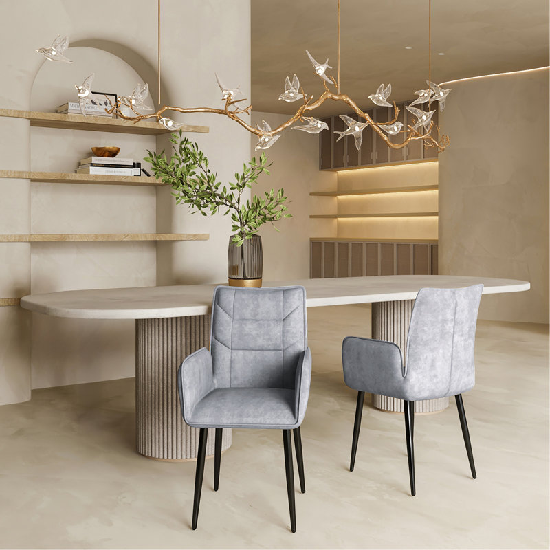 Chaises de salle à manger, Gris