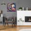 «Sleeping Moon» par Rey Klimt, art mural en verre acrylique-1463877518