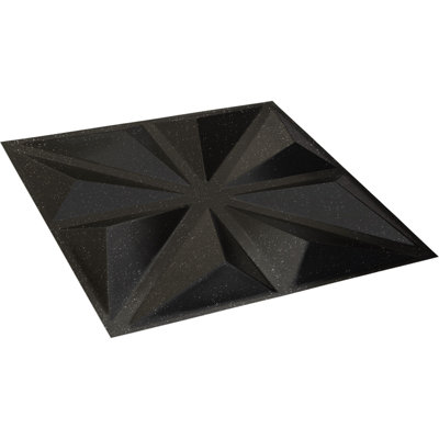 Panneau mural décoratif 3D universel l 19 5/8 po x H 19 5/8 po Bailey EnduraWall métallique (couvre 2,67 pieds carrés)