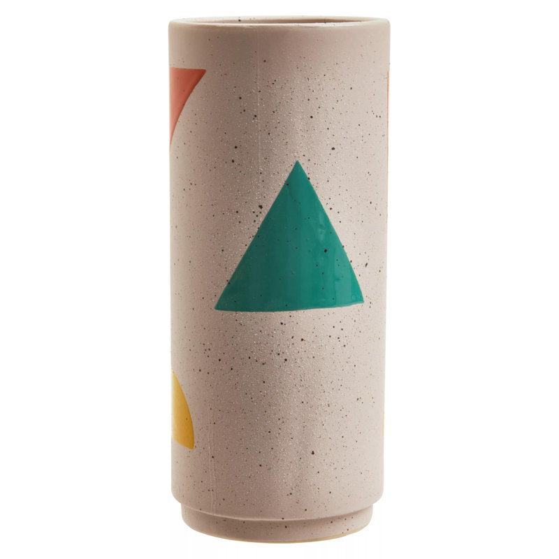Sennett Earthenware Table Vase, 30cm H x 13cm W x 13cm D