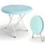 Table de bistro ronde pliable durable pour les événements et les fêtes en plein air avec installation facile-334525576