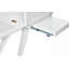 Lit escamotable avec port USB et tablettes amovibles de chaque côté, lit escamotable en pin massif pour bureau personnel, chambre d'amis