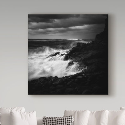 Beninga «Waterfall Rocks», reproduction de photo sur toile tendue