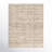 Gillian Striped Handmade Area Rug in Cream/Camel-792824621