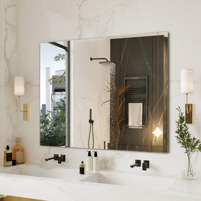 Frameless Tempered Glass Mirror