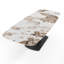 Bahid Extendable Metal Base Dining Table-1565231798