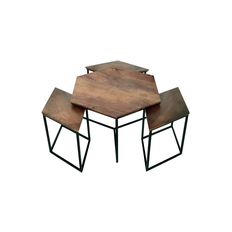 Timko Frame Coffee Table, Walnut