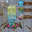 Colonne en verre antique colibri mangeoire ombre