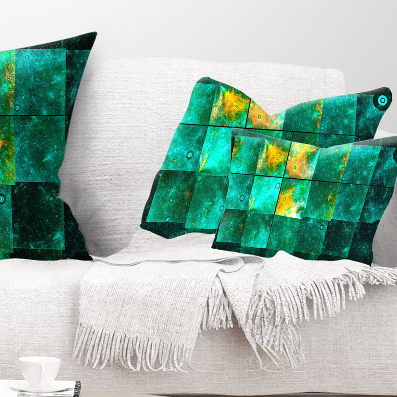 Abstract Reversible Throw Pillow