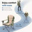 Chaise de camping surdimensionnée, chaise pliante robuste avec porte-gobelet et poches latérales, chaise portable pour la pêche, la randonnée, le pique-nique-1705979862