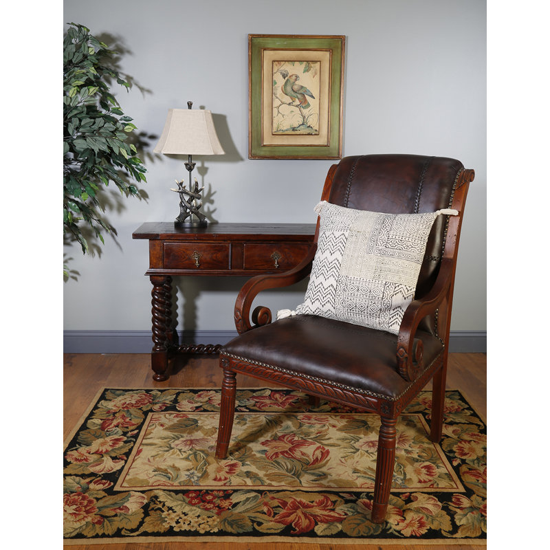 Emerie Tassels Cotton Reversible Throw Pillow