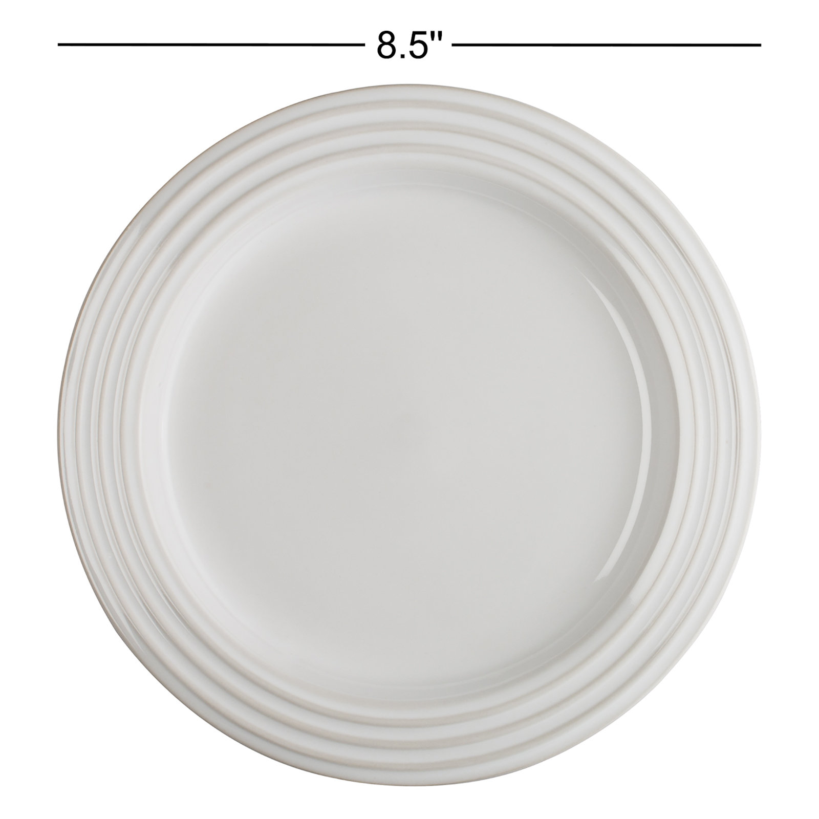 9" Salad Plate, White