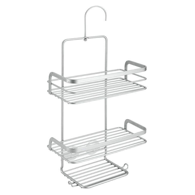 Viva Bathroom Shelf With 3 Levels Silver