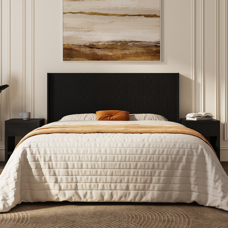 rustic headboard collection, Umber Brown - Maple, Queen