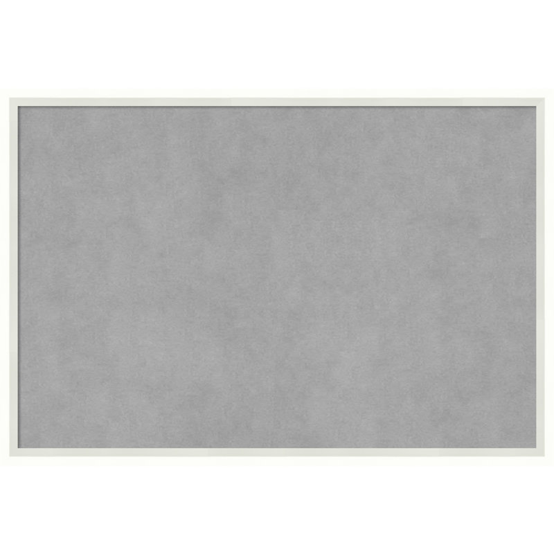 Tableau magnétique encadré blanc Lucie, H 17 po x l 25 po