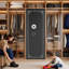 Armoire de rangement verrouillable en acier pour armes et munitions, avec étagères amovibles et organisateurs de porte-133750461