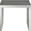 Small Stainless Steel Gridiron Bench by Modway