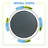 Machrus Upper Bounce Mini Trampoline Replacement Jumping Mat for 44" Round Frames