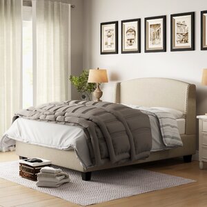 Sand & Stable Dionis Queen Upholstered Low Profile Standard Bed ...