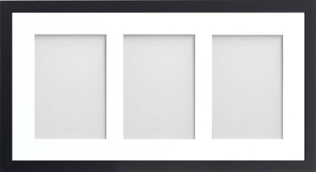 Albarran Matte Picture Frame with Mat, 5cm x 7cm, Black