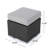 Relax Outdoors With Lounge Piece - Grey Silver, Pe +Iron, Waterproof, 16.01 In Tall Stylish Outdoor Addition Grey+Silver, & Iron, Width