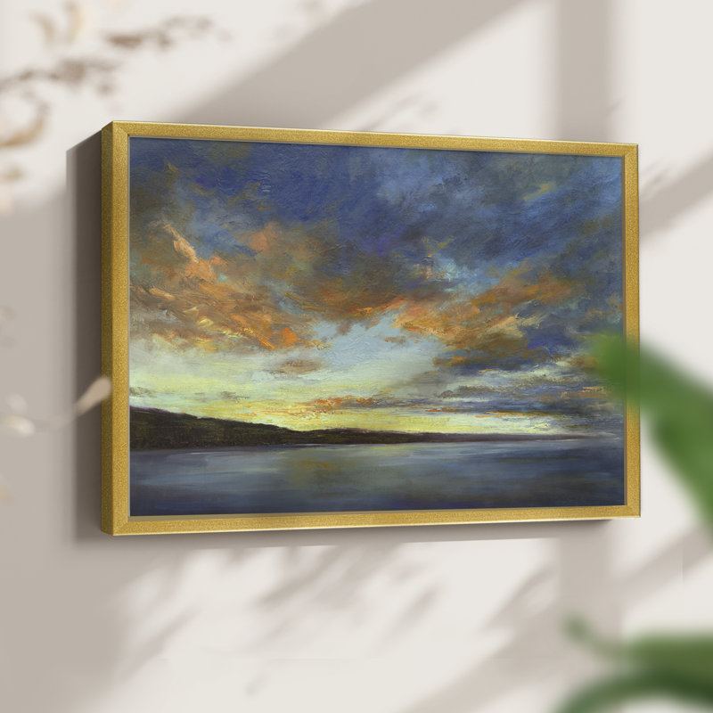 Coastal Views IV -Framed Print - Restickable, 22" H x 28" W