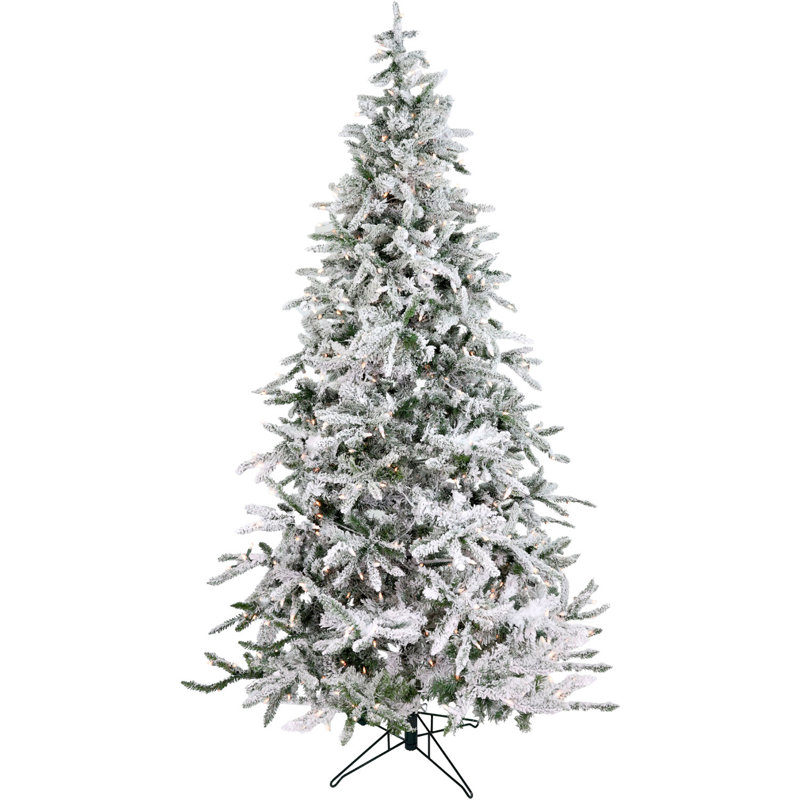 Mountain 9' White Pine Artificial Christmas Tree with 800 Lights
