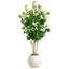 Grand arbre d'hortensia artificiel de 8 pi avec tiges de bois véritable