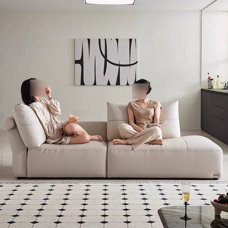 Méridiennes d'intérieur modernes Modern Living, Orienté à gauche (vu de face), Beige