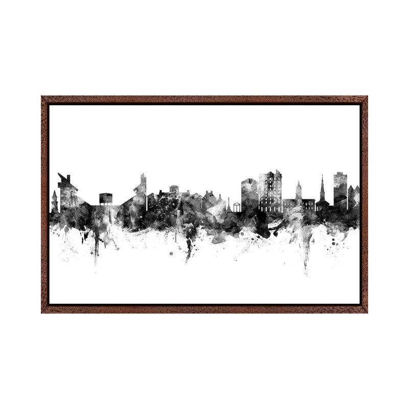 Athens Georgia Skyline by Michael Tompsett - Print on Canvas, 45.72cm H x 66.04cm W x 3.81cm D