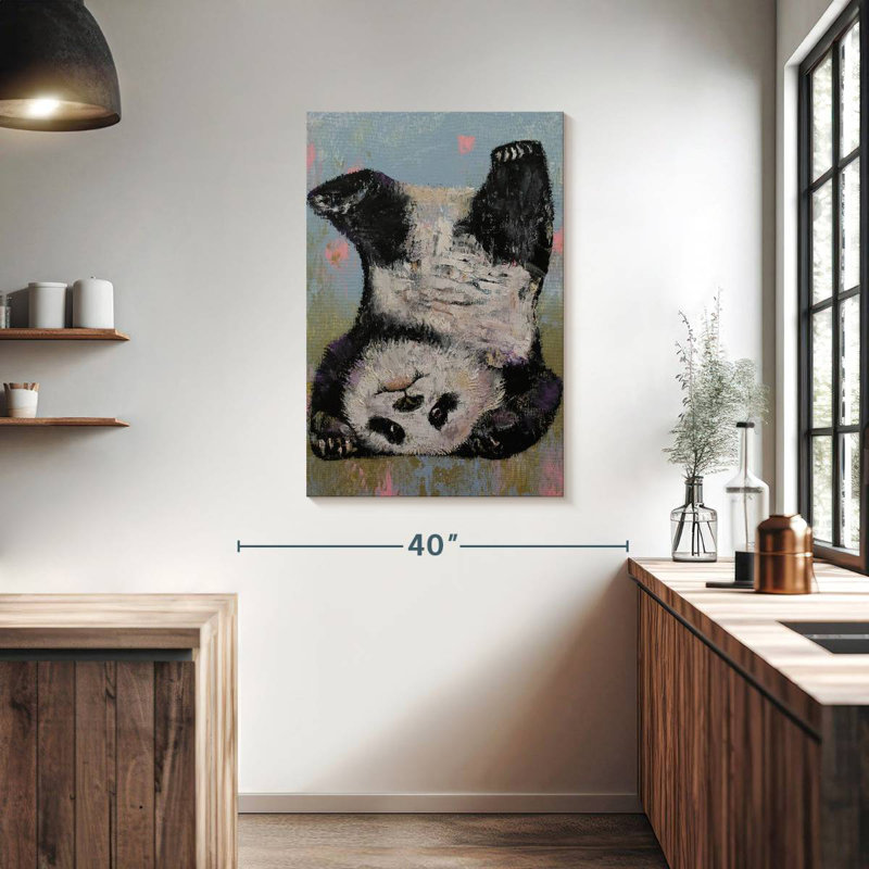 Brampt Panda Headstand, 39" H x 26" W