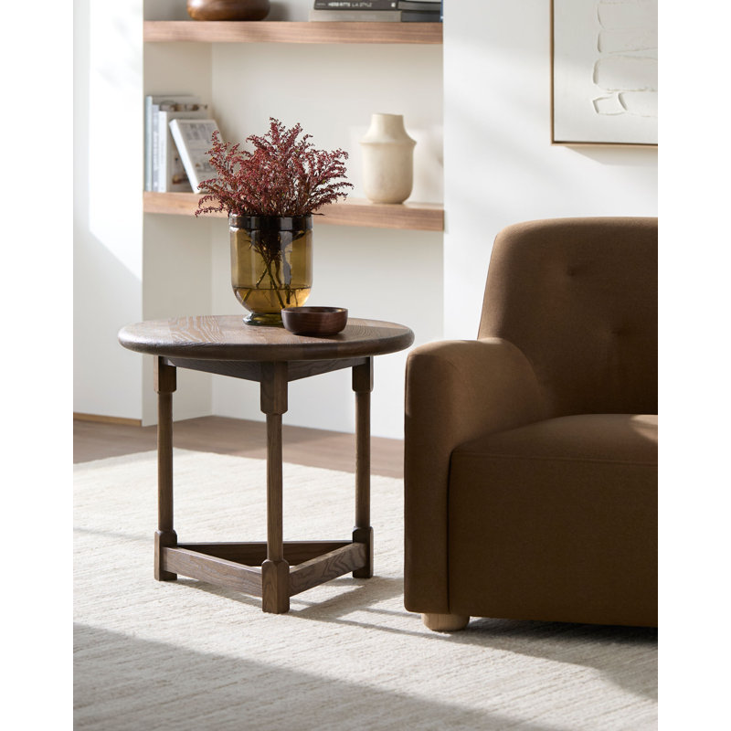 Becki Owens x Surya Leandro End Table, Brown