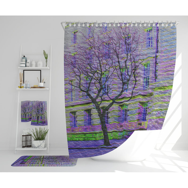 Nerimane Polyester Shower Curtain Set