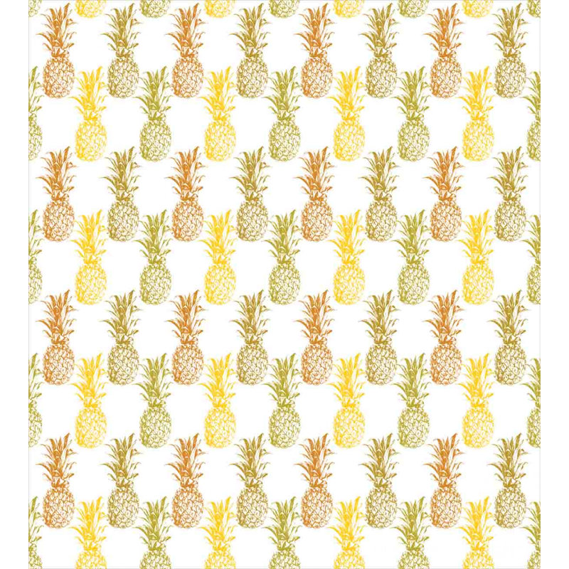 Coastal Polyester Geometric Shapes Duvet Cover