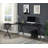 Ben L-Shaped Metal Computer Desk with CPU Holder-680979746
